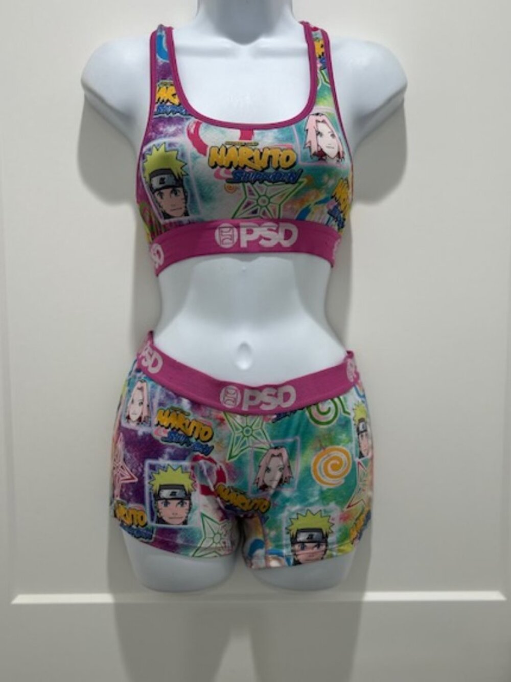 PSD sports bra and shorts Naruto shippuden small
